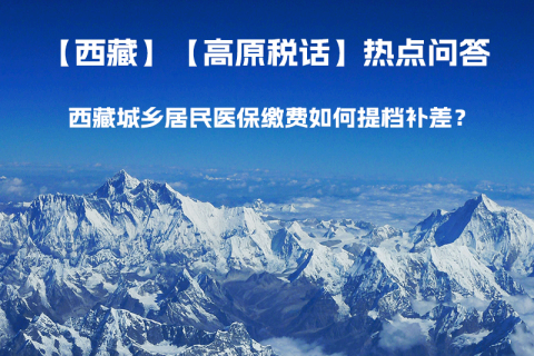 西藏城鄉(xiāng)居民醫(yī)保繳費(fèi)如何提檔補(bǔ)差？