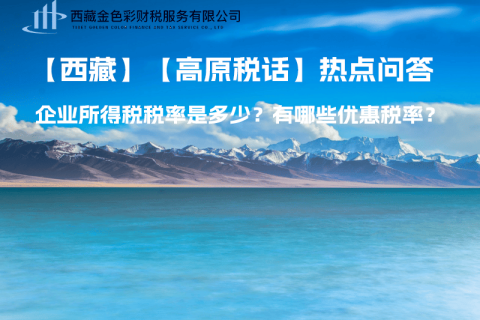 西藏企業(yè)所得稅稅率是多少？有哪些優(yōu)惠稅率？